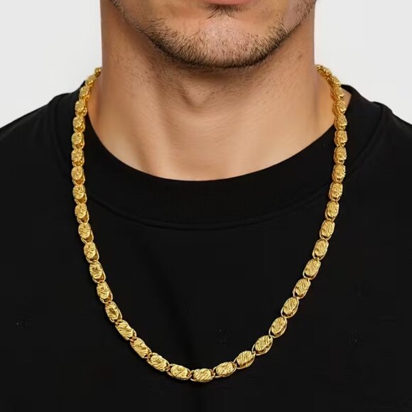 18K Gold Mens 20\